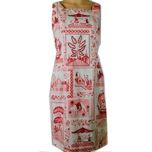 Maggy L Size 6 Sheath Dress Sleeveless Novelty